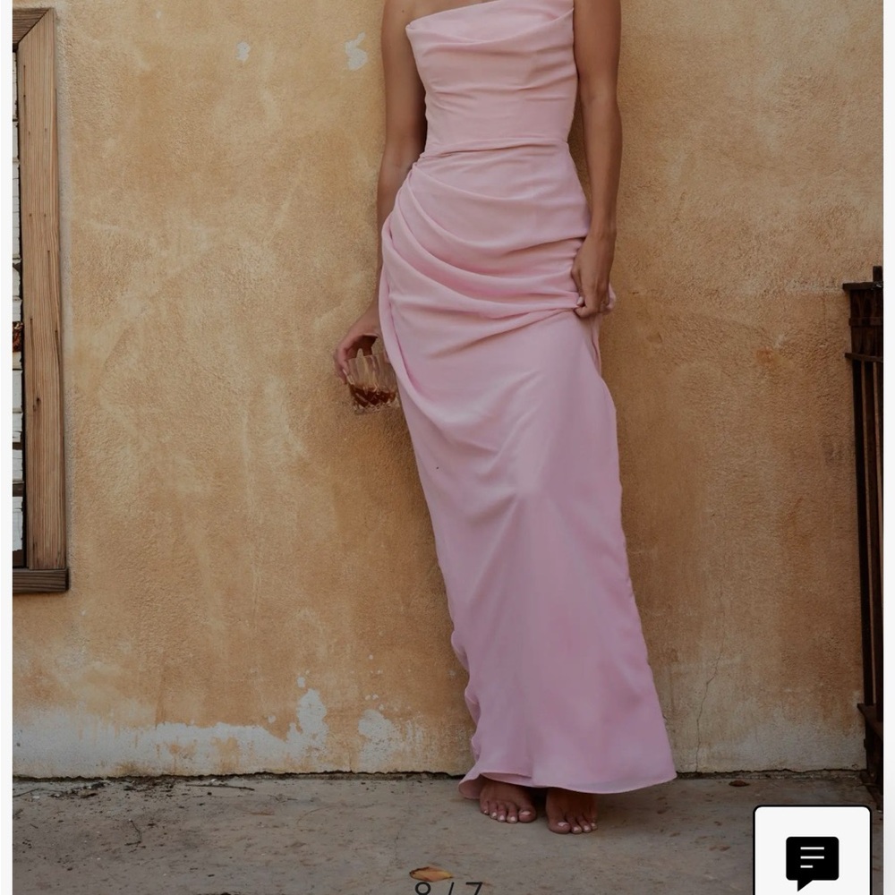 House of CB Adrienne Strapless gown